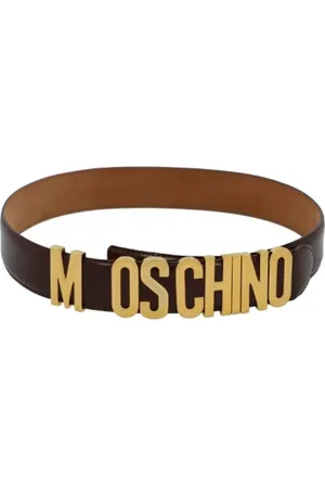 Moschino Pre-owned, Kobieta, brązowy, ONE SIZE, Skóra, Pre-owned Leather belts