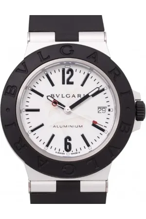 Bvlgari Pre-owned, Mężczyzna, Biały, ONE SIZE, Pre-owned Stainless Steel watches