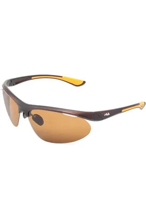 Fila Akcesoria, unisex, brązowy, ONE SIZE, Brązowe Wstrzyknięte Okulary przeciwsłoneczne