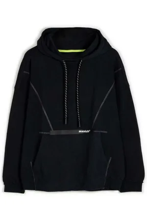 Munich Bluzy, Mężczyzna, Czarny, XL, Streetwear Oversized Hoodie Czarny