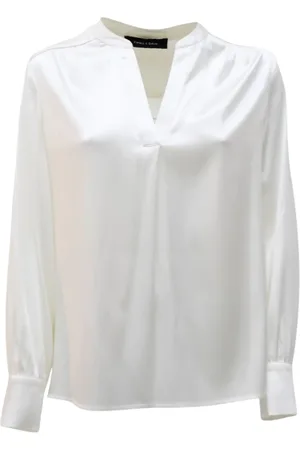 EMMA & GAIA Bluzki, Kobieta, Biały, 4XL, Blouses
