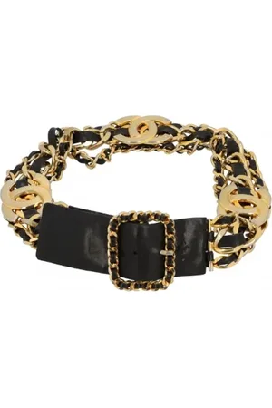 CHANEL Pre-owned, Kobieta, Żółty, ONE SIZE, Pre-owned Metal belts