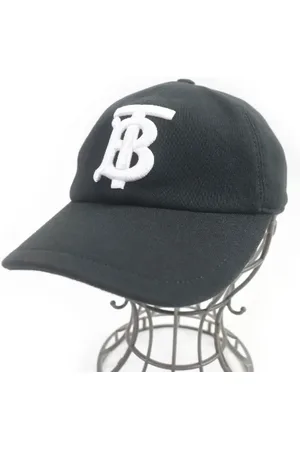 Burberry Pre-owned, Kobieta, Czarny, ONE SIZE, Pre-owned Cotton hats