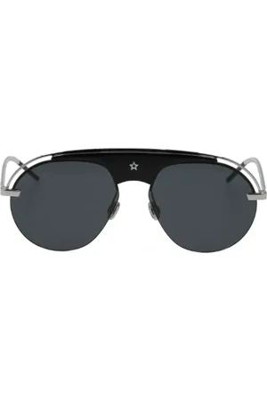Dior Pre-owned, Kobieta, Czarny, ONE SIZE, Pre-owned Silver sunglasses