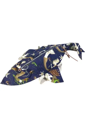 Loewe Pre-owned, Kobieta, Niebieski, ONE SIZE, Pre-owned Fabric travel-bags