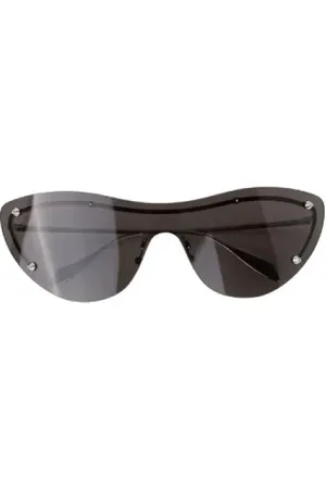Alexander McQueen Pre-owned, Kobieta, Czarny, ONE SIZE, Pre-owned Metal sunglasses