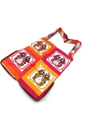 Hermès Pre-owned, Kobieta, Czerwony, ONE SIZE, Pre-owned Canvas handbags