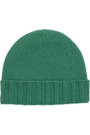 DRUMOHR Akcesoria, unisex, Zielony, ONE SIZE, Kaszmir, Zielony Kaszmirowy Beanie Prezent