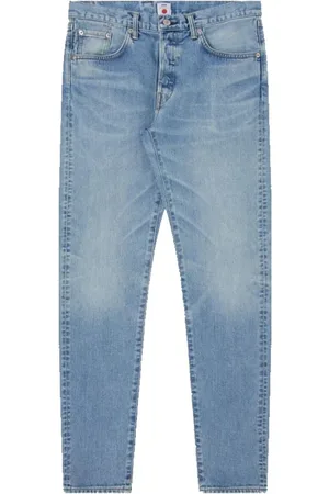 Edwin Jeansy, Mężczyzna, Niebieski, W34, Dżinsy Slim Tapered w kolorze niebieskim