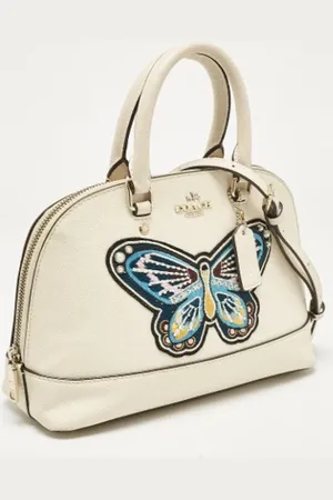 Coach Pre-owned, Kobieta, Beżowy, ONE SIZE, Pre-owned Skórzane torebki