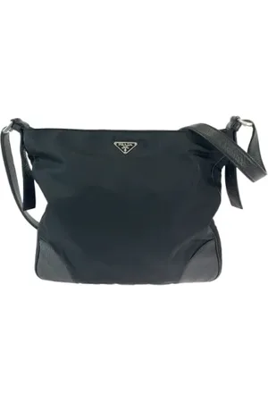 Prada Pre-owned, Kobieta, Czarny, ONE SIZE, Skóra, Pre-owned Canvas crossbody-bags