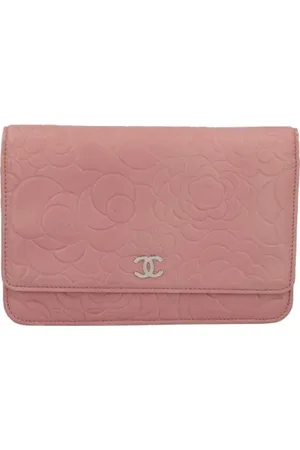CHANEL Pre-owned, Kobieta, Różowy, ONE SIZE, Skóra, Pre-owned skórzane portfele
