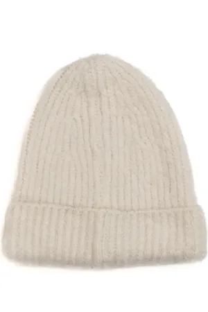 Roberto Collina Akcesoria, unisex, Beżowy, ONE SIZE, Żebrowany Ciepły Bawełniany Słuchawki