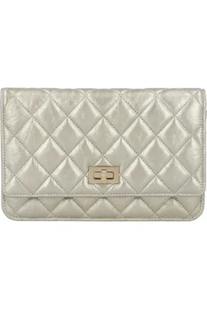 CHANEL Pre-owned, Kobieta, Beżowy, ONE SIZE, Skóra, Pre-owned skórzane portfele