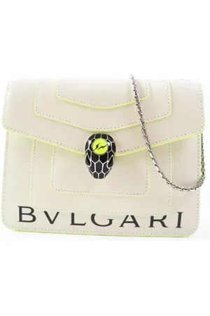 Bvlgari Pre-owned, Kobieta, Beżowy, ONE SIZE, Pre-owned skórzane torby na ramię