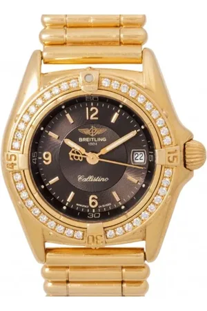 Breitling Pre-owned Pre-owned, Kobieta, Czarny, ONE SIZE, Pre-owned Stainless Steel watches