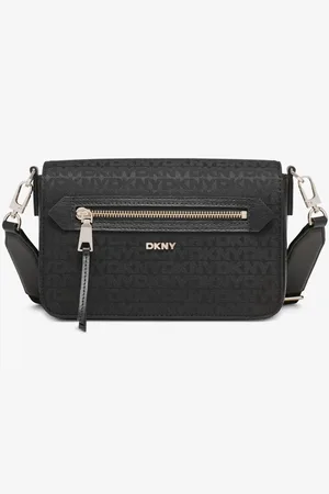 DKNY Torebki, Kobieta, Czarny, ONE SIZE, Ikoniczna Crossbody Bryant Ave Torba