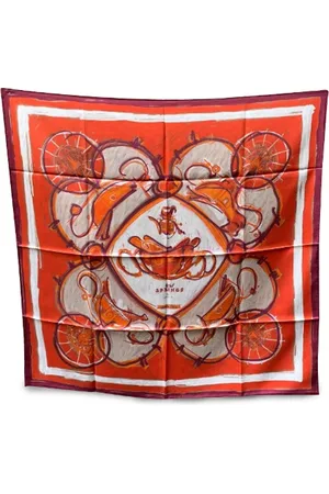 Hermès Pre-owned, Kobieta, Czerwony, ONE SIZE, Pre-owned Silk scarves