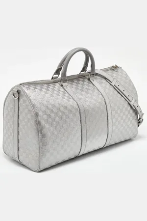 LOUIS VUITTON Pre-owned, unisex, Szary, ONE SIZE, Pre-owned Fabric travel-bags