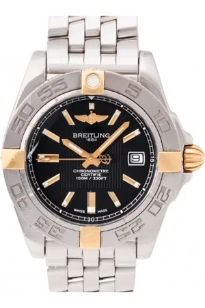 Breitling Pre-owned Pre-owned, Kobieta, Czarny, ONE SIZE, Pre-owned Stainless Steel watches