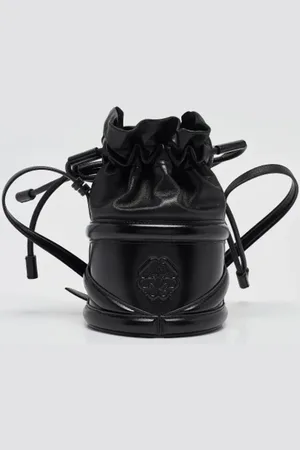 Alexander McQueen Pre-owned, Kobieta, Czarny, ONE SIZE, Pre-owned skórzane torby na ramię