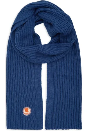 Gallo Akcesoria, unisex, Niebieski, ONE SIZE, Unisex gładki niebieski szal żakardowy