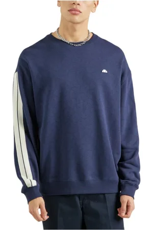 Ellesse Bluzy, Mężczyzna, Niebieski, L, Klasyczny Sweter Almora