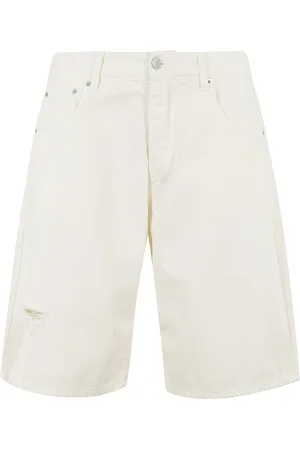 Icon Denim Szorty, Mężczyzna, Biały, W32, Stylowe Jeansyy Dżinsowe dla Mężczyzn