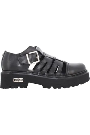 Cult Buty, Kobieta, Czarny, 38 EU, Czarne Sandały Elegancki Uniwersalny Styl
