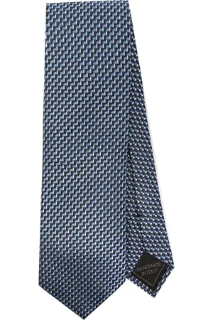 BRIONI Akcesoria, Mężczyzna, Niebieski, ONE SIZE, Elegancki Niebieski Jedwabny Szalik