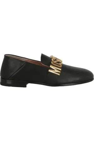 Moschino Buty, Kobieta, Czarny, 38 EU, Płaskie espadryle z tkaniny