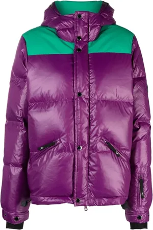 J Lindeberg Kurtki, Kobieta, Fioletowy, M, Nylon, Fioletowa Puchowa Kurtka