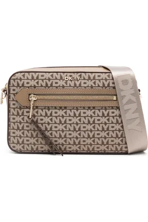 DKNY Torebki, Kobieta, Beżowy, ONE SIZE, Casual Crossbody Torba