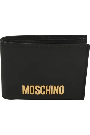 Moschino Akcesoria, Mężczyzna, Czarny, ONE SIZE, Elegancka Kolekcja Portfeli