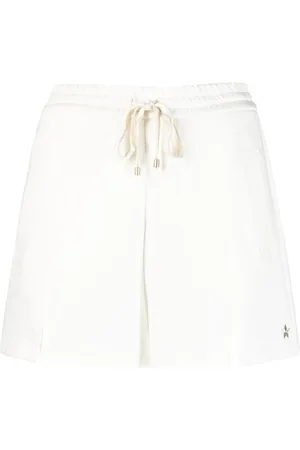 LORENA ANTONIAZZI Szorty, Kobieta, Biały, L, Białe Casual Bawełniane Sweatshorts