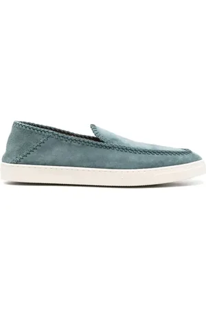Giorgio Armani Buty, Mężczyzna, Niebieski, 45 EU, Niebieskie Eleganckie Zamknięte Buty Sportowe Sneaker