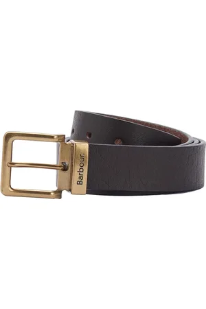 Barbour Akcesoria, Mężczyzna, brązowy, L, Pasek skórzany z stylem Mac 0208