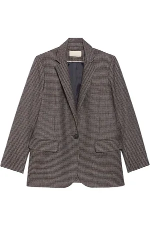 Vanessa Bruno Kurtki, Kobieta, Szary, S, Tweed, Klasyczny Tilia Blezer z Wzorem Tweed