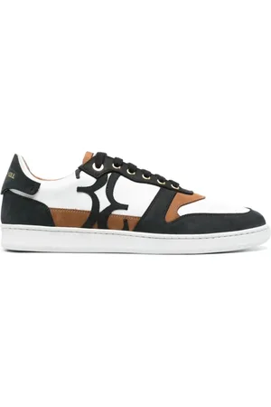 BILLIONAIRE Buty, Mężczyzna, Wielobarwność, 43 EU, Białe Skórzane Casual Lo-Top Sneakers