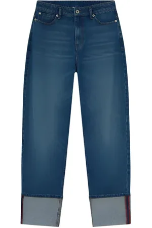 Halfboy Jeansy, Kobieta, Niebieski, W28, Medium Boyfriend Jeansy