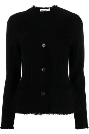 Simkhai Kurtki, Kobieta, Czarny, S, Nylon, Elegancki Czarny Blezer z Kieszeniami