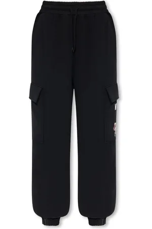 Moschino Spodnie, Kobieta, Czarny, S, Spodnie dresowe typu ‘cargo’