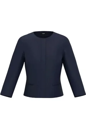MARELLA Kurtki, Kobieta, Niebieski, S, Stylowa kurtka z 100% składu
