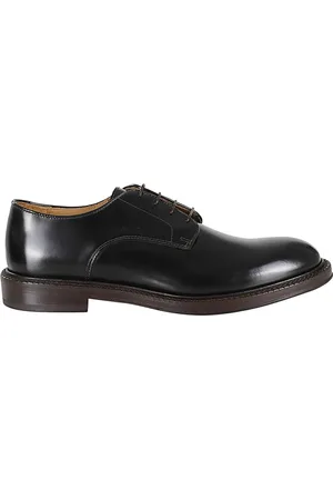 Corvari Buty, Mężczyzna, brązowy, 40 EU, Gładkie Sznurowane Buty Derby z Skóry