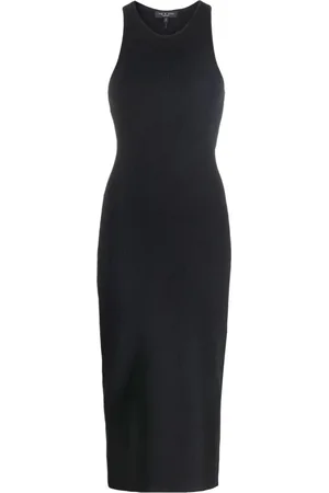 RAG&BONE Sukienki, Kobieta, Czarny, L, Nylon, Czarna Sukienka Maxi Styl Casual