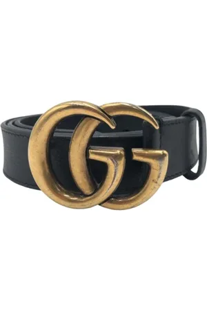 Gucci Pre-owned, Mężczyzna, Czarny, ONE SIZE, Pre-owned Leather belts