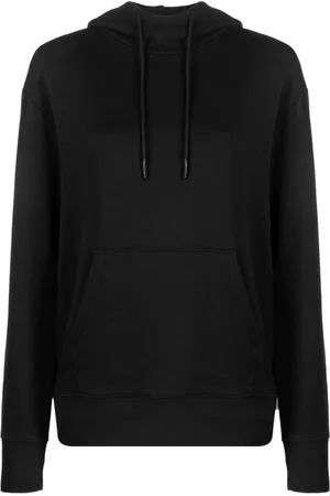 Vince Bluzy, Kobieta, Czarny, S, Czarny Casual Bawełniany Hoodie