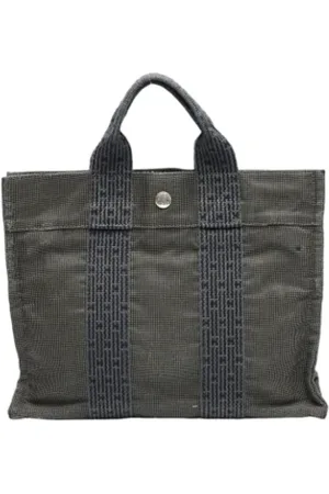 Hermès Pre-owned, Kobieta, Szary, ONE SIZE, Pre-owned Canvas handbags