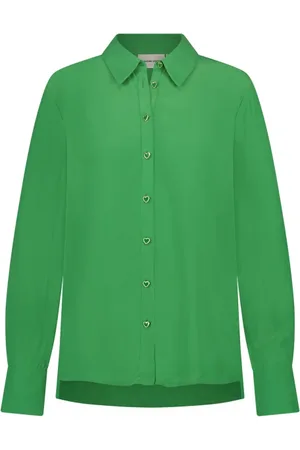 Fabienne Chapot Bluzki, Kobieta, Zielony, S, Salma Blouse