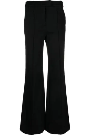 Simkhai Spodnie, Kobieta, Czarny, L, Nylon, Eleganckie Czarne Spodnie Bootcut